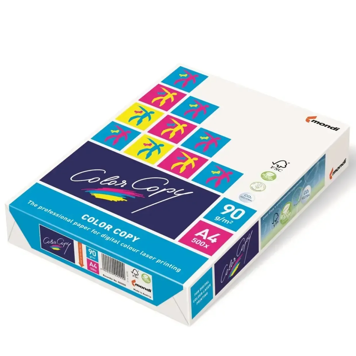 Papir A4 ColorCopy 90g (500) - Køb minimum 200 stk.