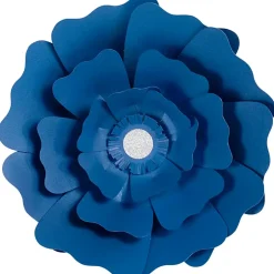 Papirblomster, blå, diam. 15+25 cm, 230 g, 2stk.