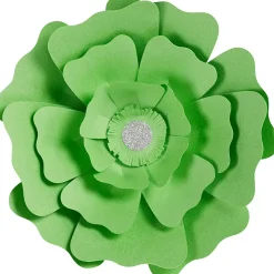 Papirblomster, grøn, diam. 15+25 cm, 230 g, 2stk.