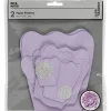 Papirblomster, lilla, diam. 15+25 cm, 230 g, 2stk.