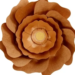 Papirblomster, natur, diam. 15+25 cm, 2stk.