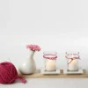 Papirgarn tykkelse 2,5-3 mm cirka 42 meter pink | 150 gram