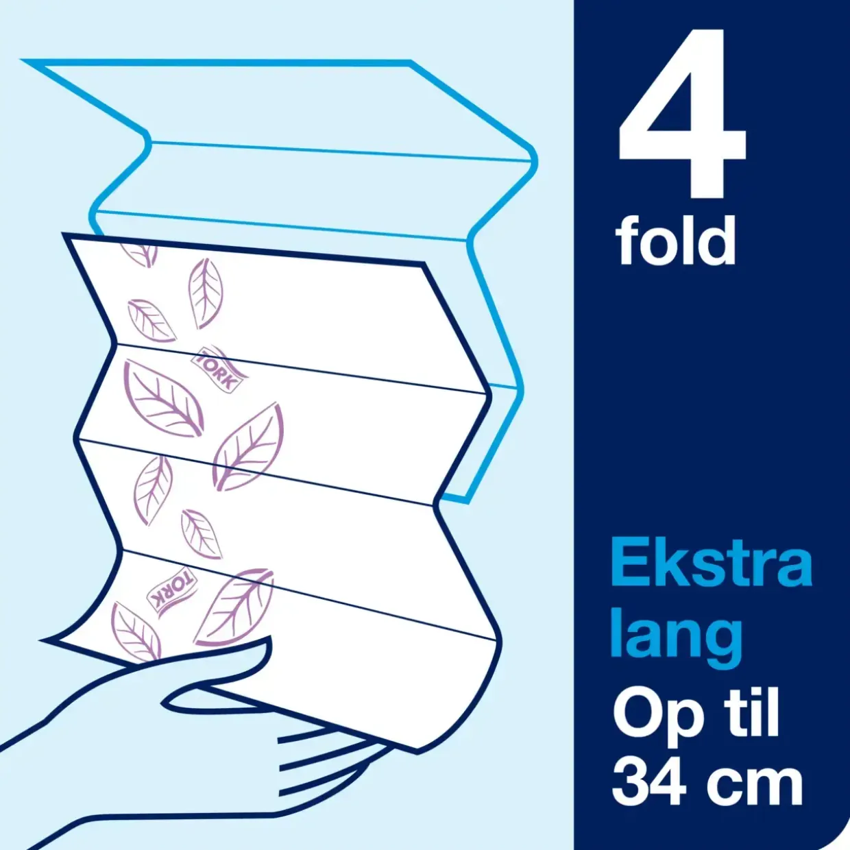 Papirhåndklæde Tork 100297 H2 Xpress Premium Extra Soft - 21 pakker