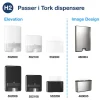 Papirhåndklæde Tork 150388 Xpress H2 blå m-fold 4740 Ark