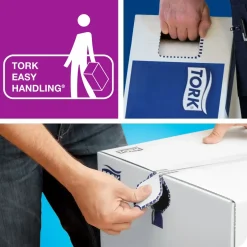 Papirhåndklæde Tork 150388 Xpress H2 blå m-fold 4740 Ark