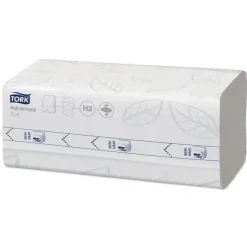 Papirhåndklæde - Tork 695975 Xpress H2 Soft - 2-lags - Komprimeret - 1200 ark
