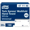 Papirhåndklæde Tork 471146 Xpress H2 Universal - 20 pakker