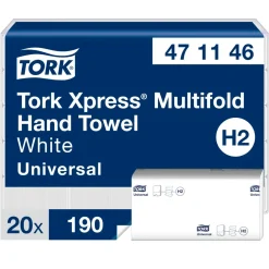 Papirhåndklæde Tork 471146 Xpress H2 Universal - 20 pakker