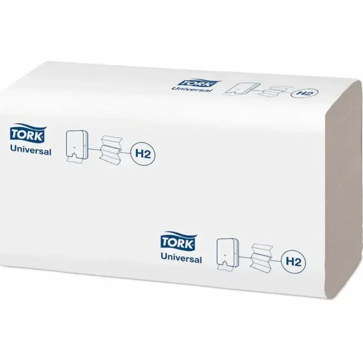 Papirhåndklæde Tork Xpress H2 150100 Universal Multifold 1-lags 21x230ark/karton
