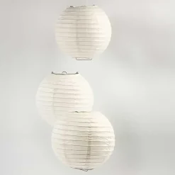 Papirlampe Ø20cm hvid