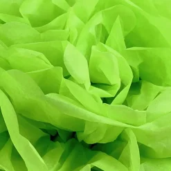Papirpomponer diameter 20 + 24 + 30 cm 16 gram lime grøn | 3 stk.