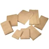 Papirpose med sidefals 3 kg brun 50 gram - 180/90 x 370 mm - 500 stk