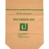 Papirsække til haveaffald, 2-lags, 110 l, brun, papir, 70x100+25cm, med PE-belægning - 20 stk