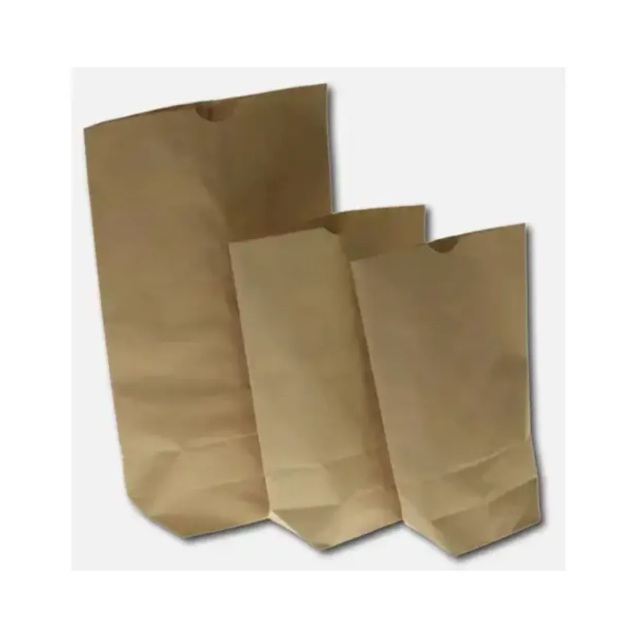 Papirspose - 12,5 kg - Korsbund - 360 x 590 mm - 200 stk