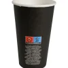 Papkrus kaffe Beans ABENA Gastro 13,6cm Ø9cm 48 cl sort pap/PE 16 oz - 1000 stk