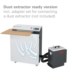 Papmakulator HSM ProfiPack P425 gulvmodel m. adaptersæt