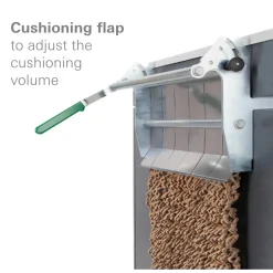 Papmakulator HSM ProfiPack P425 gulvmodel m. adaptersæt
