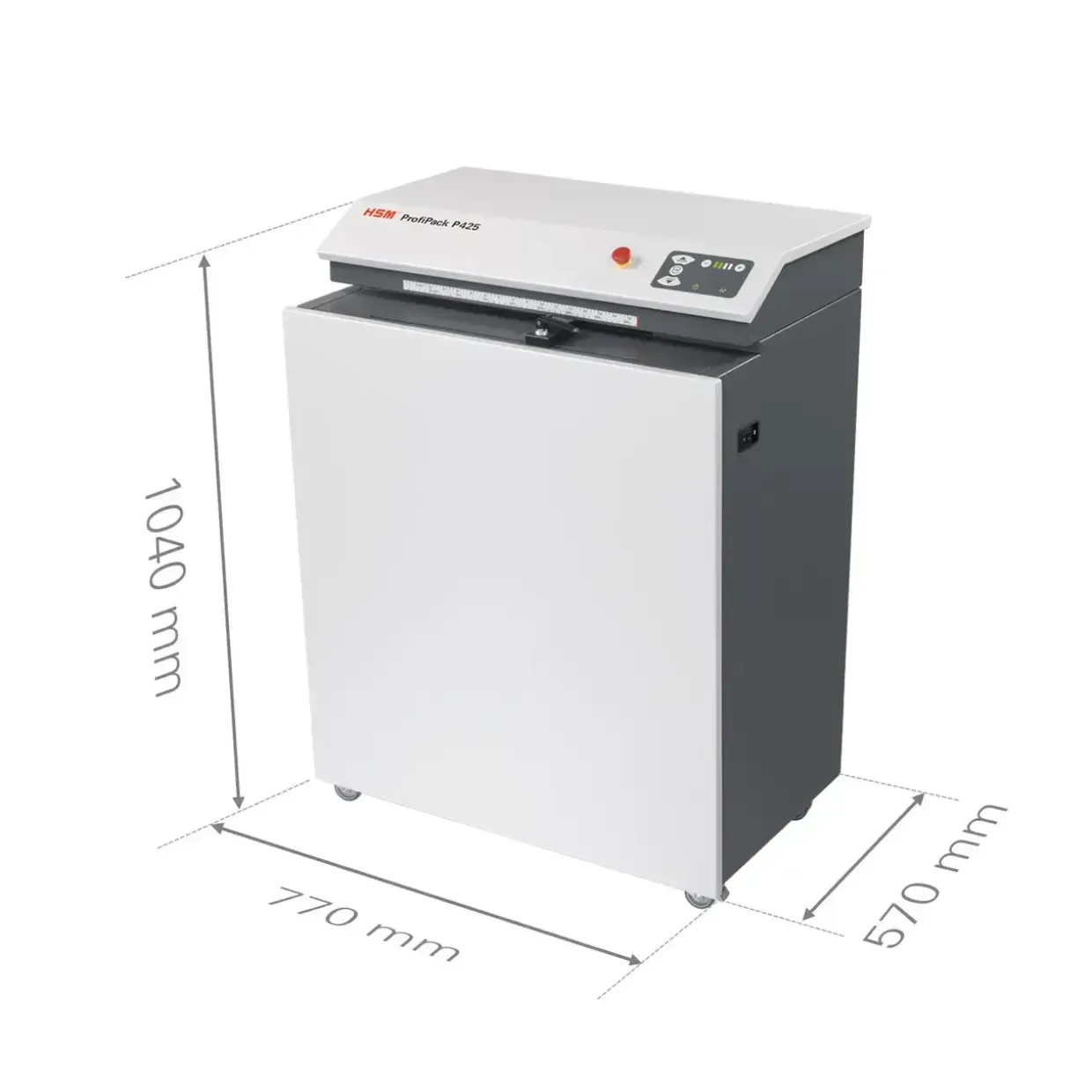 Papmakulator HSM ProfiPack P425 gulvmodel 400V