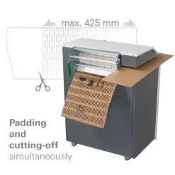 Papmakulator HSM ProfiPack P425 gulvmodel 400V