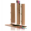 Paprør - 4-kantet - A0 - 860x105x105 mm - 880x110x110 mm - Peel & Seal - Brun - 10 stk