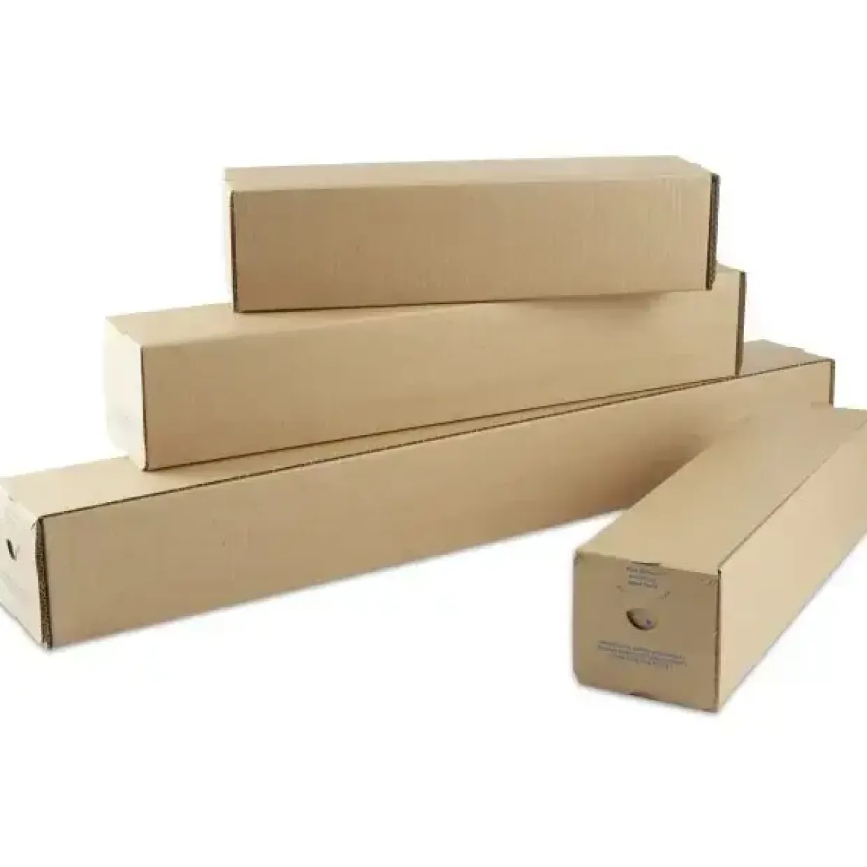 Paprør Master'In firkantede 105x105x860x3mm brun - 10 stk