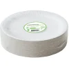 Paptallerkner pap lamineret 23 cm - 100 stk