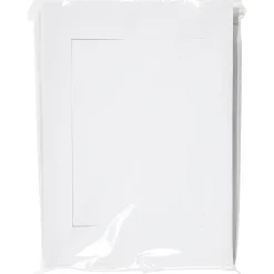 Passepartout ramme A4+A6 ass. udskæring 6,5 x 12,5 +16 x 21 cm hvid - 120 stk
