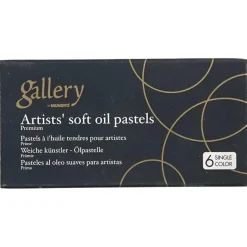 Pastelfarve olie - Gallery premium 11 mm turkisblå (223) - 6 stk.