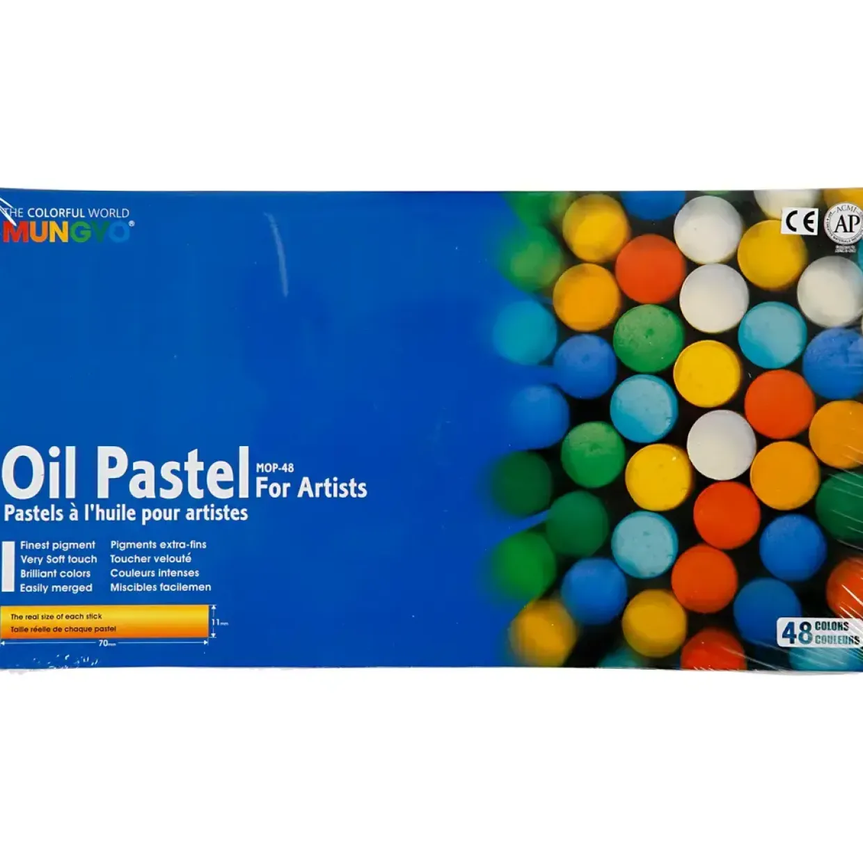 Pastelfarver - Gallery Oliepastel 1.1 x 7 cm - 48ass. farver