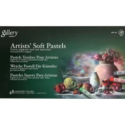 Pastelfarver - Gallery tørpastel 1 x 6.5 cm - 48ass. farver