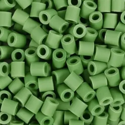 Perler Nabbi Bio Beads, grøn, str. 5x5 mm, medium, 3000 stk.