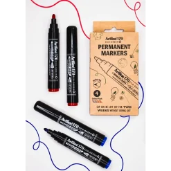 Permanent marker Artline ECO-GREEN 170 2.0mm Dry Safe assorted (4)