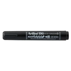 Permanent marker Artline ECO-GREEN 190 2.0-5.0mm Dry Safe sort - Køb minimum 12 stk.