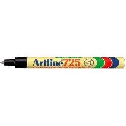 Permanent marker - Artline EK725 - Sort - 0,4 mm - 12 stk