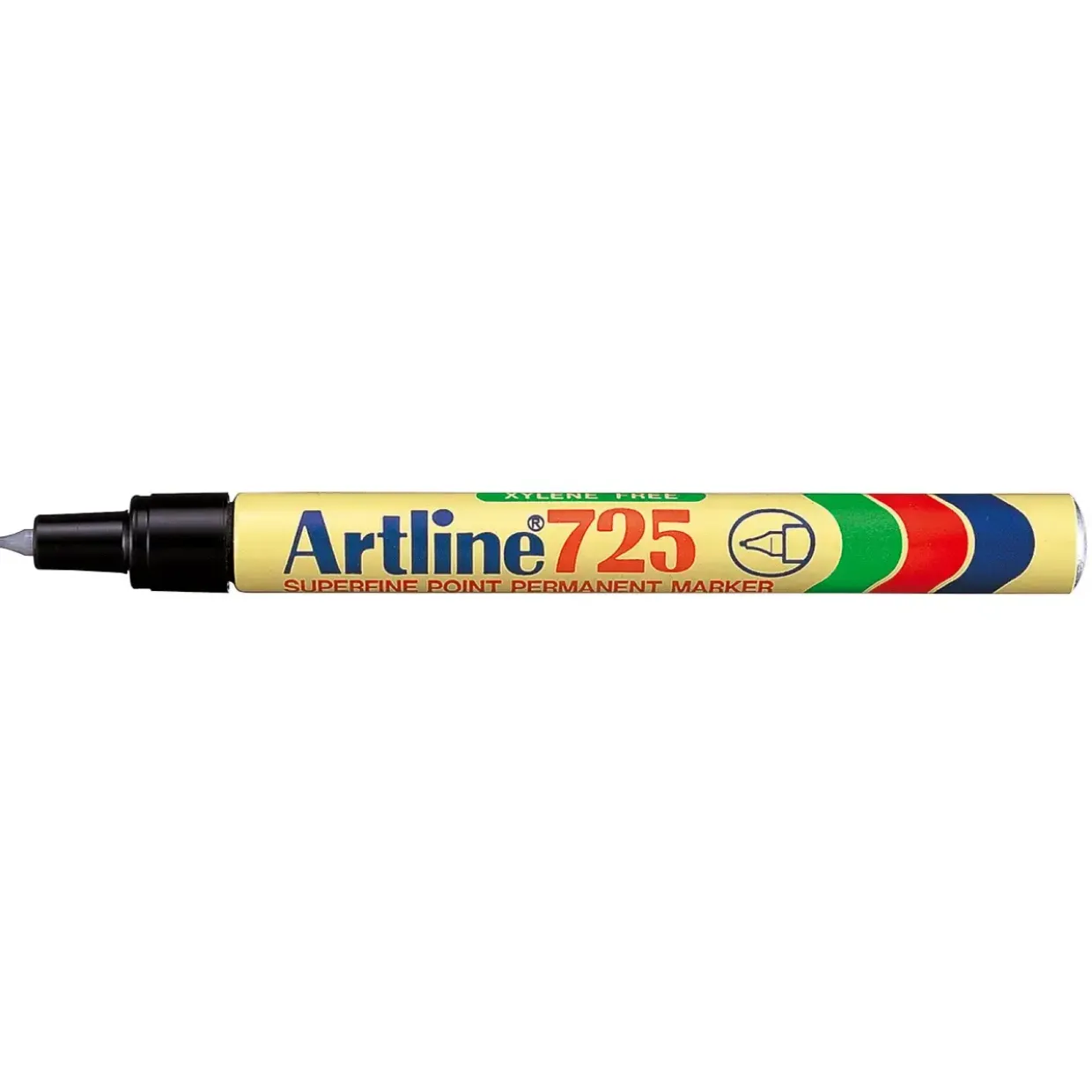 Permanent marker - Artline EK725 - Sort - 0,4 mm - 12 stk