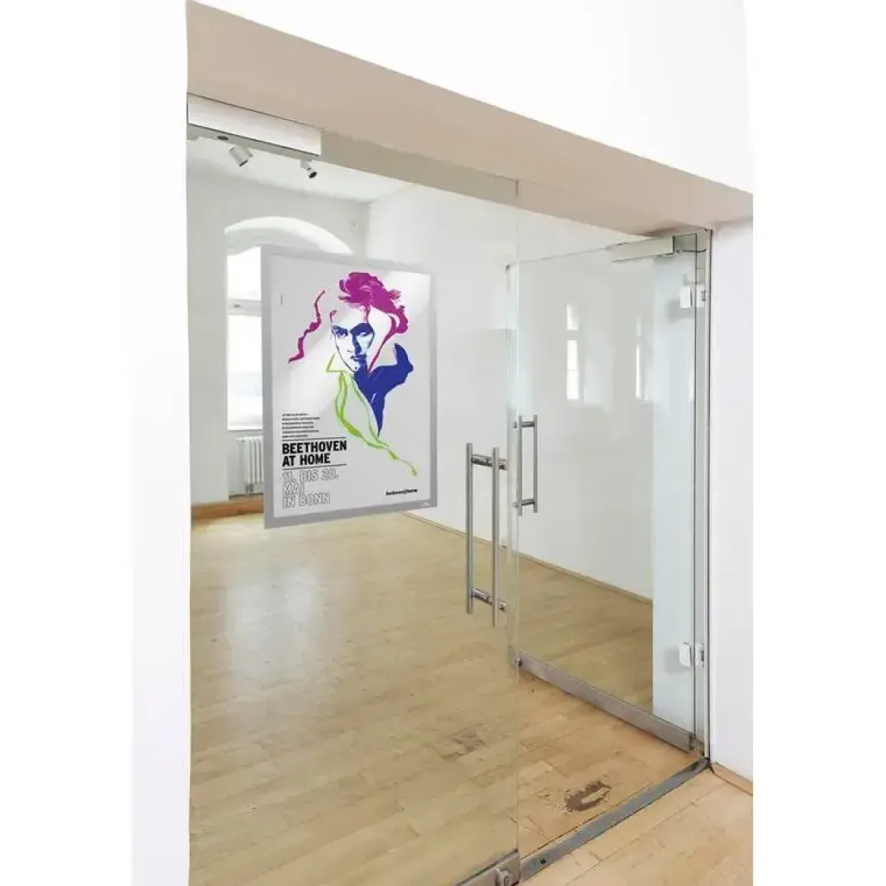 Plakatramme DURAFRAME A2 sølv