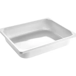 Plastbakke C 2325-1C 32,5x26,5x6cm 3885 ml hvid CPET 1-rums standard serie 1|2 GN - 124 stk
