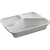 Plastbakke C-Pet hvid Standard serie 3-rums hovedret 200|285|521 ml 22,70cm - 276 stk