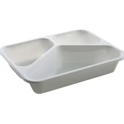 Plastbakke C-Pet hvid Standard serie 3-rums hovedret 200/285/520 ml 22,70cm - 420 stk