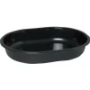 Plastbakke C-Pet sort menuserie 1-rums hovedret 1000 ml 23,80cm - 240 stk