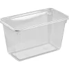 Plastbakke K 2182-1H 18x10x10cm 1140 ml klar APET 1-rums 1140 ml - 4608 stk