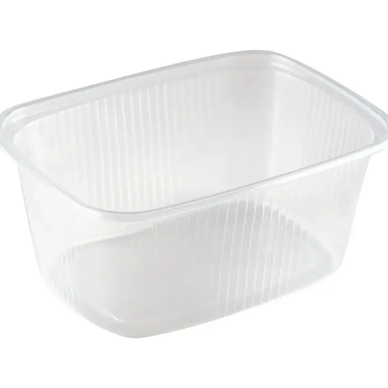 Plastbakke - 250 ml 10,8x8,1x5,3 cm - Klar - 1000 stk