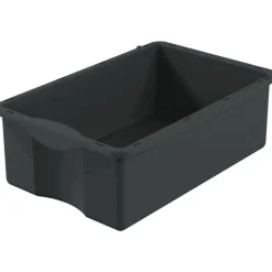 Plastbakke, Nordic Recycle Trolley 2.0, sort, genanvendt plast