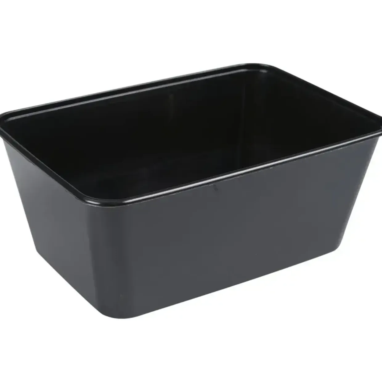 Plastbakke - 1-rums - 950 ml - 17,5x11,9x7,2cm - PP - Sort - 500 stk