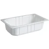 Plastbakke 26,5x16,2x7cm 2000 ml hvid PP 1-rums 1|4 GN - 150 stk