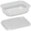 Plastbakke, 10,8x8,1x2,5cm, 125 ml, klar, PP - 1000 stk