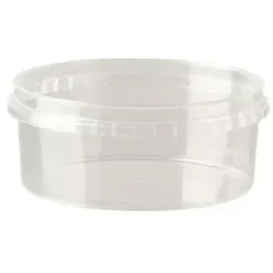 Plastbæger Handy-safe 390 ml Ø122xH50 mm Rund PP Klar - 200 stk/ps