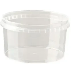 Plastbæger 560 ml Ø122 mm Rund PP Klar - 200 stk/ps