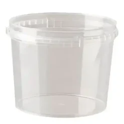 Plastbæger 800 ml Ø122xH97 mm Rund PP Klar - 200 stk/ps