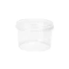 Plastbøtte med låg, Handy-lock, PP, 280 ml, klar